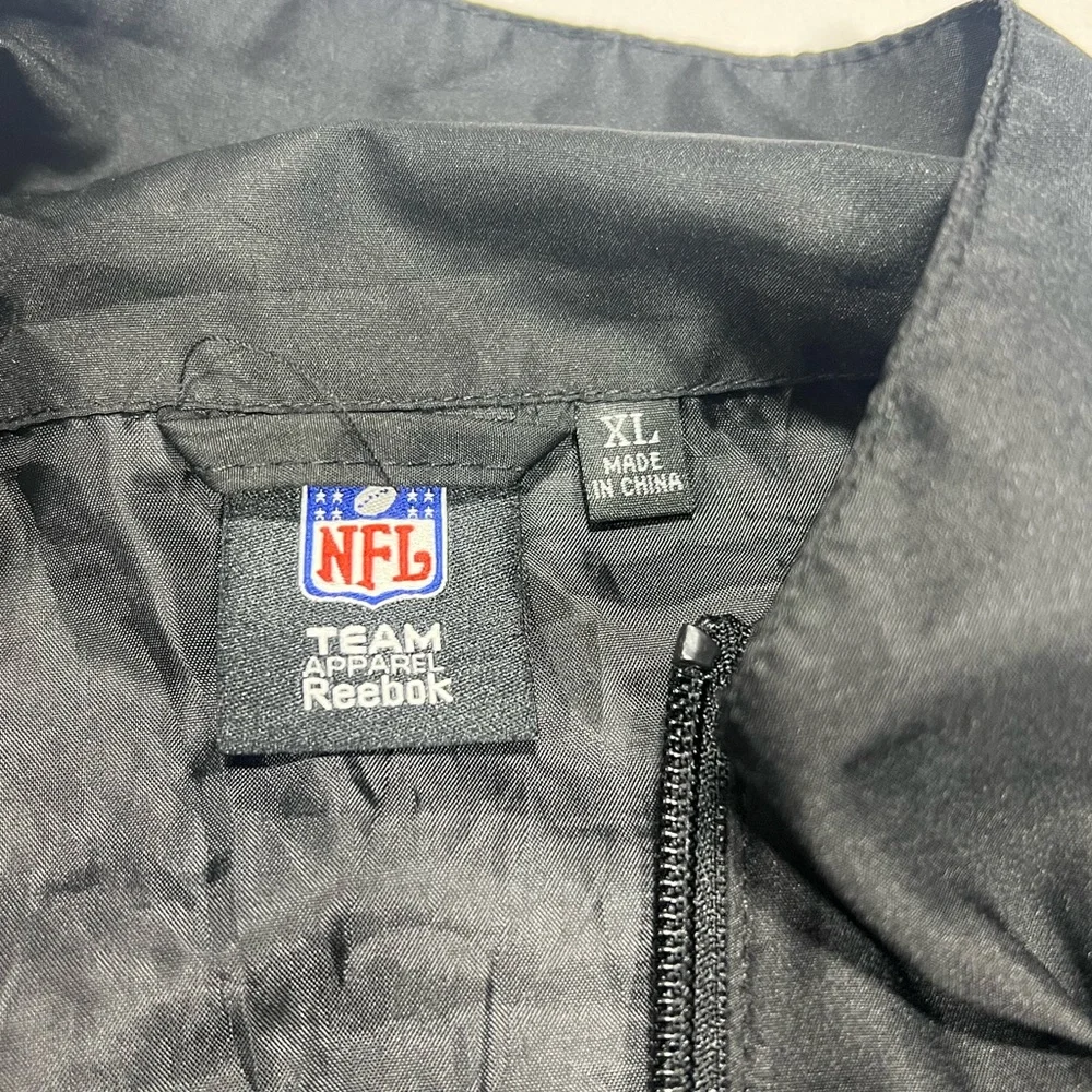 Reebok Vintage Detroit Lions Sports Illustrated Black and Gray Windbreaker XL - Picture 3 of 8